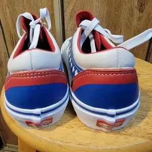 Vans | Shoes | Vans American Bold Ni 72278 Whitebluered 